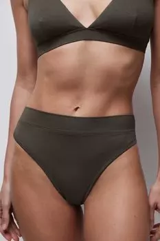 Трусы-стринги с высокой посадкой belle you