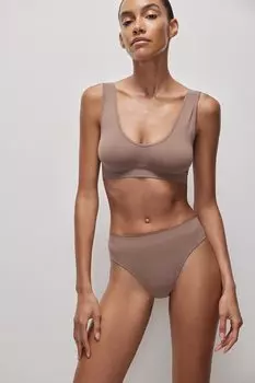 Трусы-стринги с высокой посадкой belle you