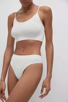 Трусы-стринги с высокой посадкой belle you