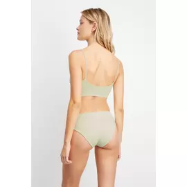 Трусы в рубчик со средней посадкой