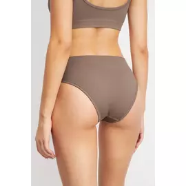 Трусы в рубчик со средней посадкой