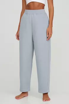 Укороченные брюки с вышивкой