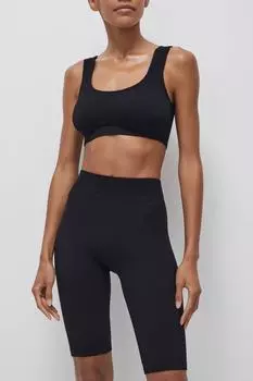 Велосипедки с высокой посадкой в рубчик