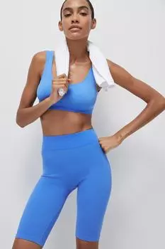 Велосипедки с высокой посадкой в рубчик