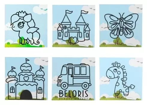 Аппликация "Веселье" подставка, стразы