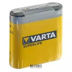 Батарейка солевая Varta Superlife, 3r12-1s, 4.5в, спайка, 1 шт.