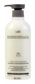 Шампунь для сухих и поврежденных волос увлажняющий безсиликоновый Moisture Balancing Shampoo (Объем 530 мл)