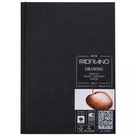Блокнот для зарисовок FABRIANO "Drawingbook" мелкое зерно, 60 л., 160 г/м2, А5, 148x210 мм