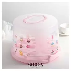 Блюдо для торта и пирожных с крышкой, 30,5×21,5 см