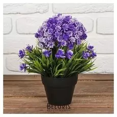 Бонсай в горшке "Цветочный куст" 9*22 см