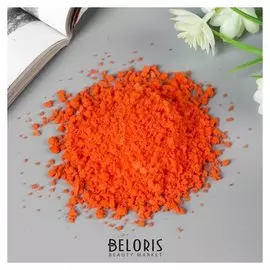 Декор для создания миниатюр (Деревья, газон) порошок "Оранжевый" набор 30 гр