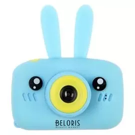 Детский цифровой фотоаппарат Kids Fun Camera Bunny "Зайчик", модель 4351777, голубой