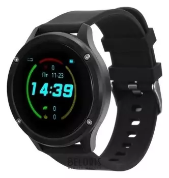 Фитнес-браслет Ritmix Rfb-450, 1.3", цветной дисплей, пульсомер, оповещения, 150 мач, чёрный