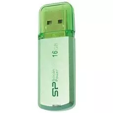 Флэш-диск 16 Gb, Silicon Power Helios 101, Usb 2.0, зеленый