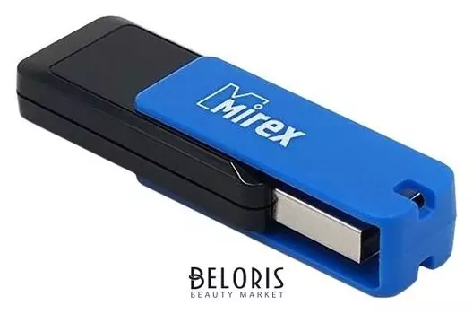Флешка Mirex City Blue, 16 Гб, Usb2.0, чт до 25 мб/с, зап до 15 мб/с, синяя