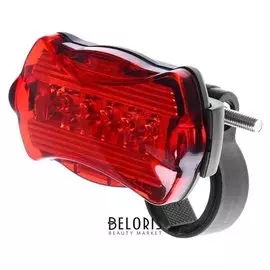 Фонарь велосипедный задний Fx-004t, 5 диодов, 7 функций