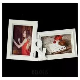 Фоторамка "Союз" на 2 фото 10х15 см, белая