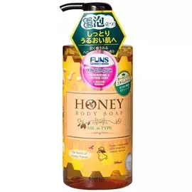 Гель для душа с экстрактом меда и маслом жожоба Увлажнение и питание Honey Oil