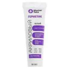 Герметик Masterteks PM, акриловый, общестроительный, 250 мл, белый