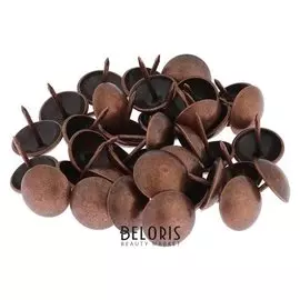 Гвозди декоративные, 19х22 мм, цвет медь, в упаковке 200 шт.