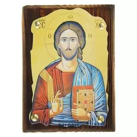 Икона "Господь Вседержитель" на подвесе