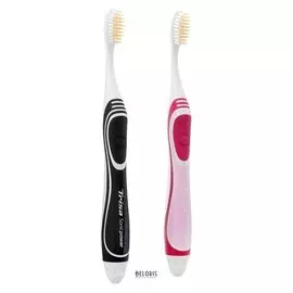 Электрическая зубная щетка Trisa Sonicpower Akku Pro Interdental Duo, звуковая, короб