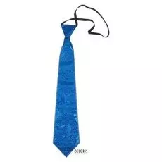 Карнавальный галстук «Блеск», на резинке, цвет синий