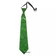 Карнавальный галстук «Блеск», на резинке, цвет зелёный