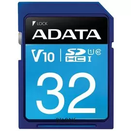 Карта памяти SDHC 32GB A-DATA Premier UHS-I U1, 100 Мб/сек (class 10)