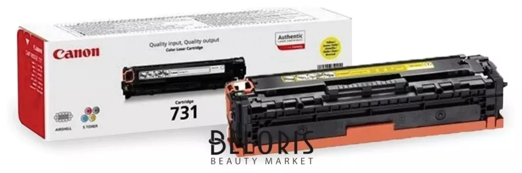 Картридж лазерный Canon (731y) Lbp7100/7110/mf8230/8280, желтый, ресурс 1500 стр., оригинальный