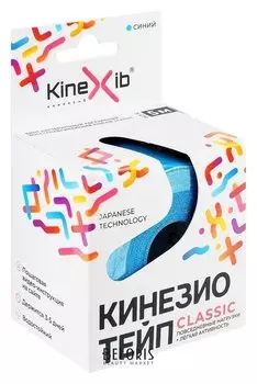 Кинезио-тейп Kinexib, 5 см х 5 м, синий