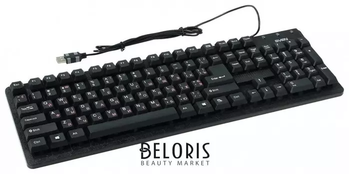 Клавиатура проводная Sven Standard 301, Usb, 104 клавиши, чёрная