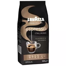 Кофе в зернах Lavazza "Espresso Italiano Classico", 500 г, вакуумная упаковка, 1875