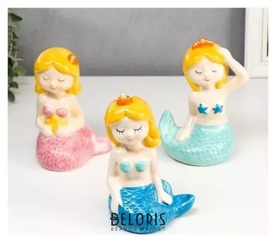 Копилка керамика "Русалка" 15,5х10,5х8 см