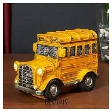 Копилка полистоун "Автобус-джип" 12,5х18х10 см