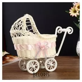 Корзина декоративная "Коляска"