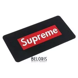 Коврик противоскольязщий 30х15 см, Supreme, черный