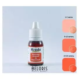 Краситель пищевой кондитерский гелевый Kreda Decor, персиковый, 10 г