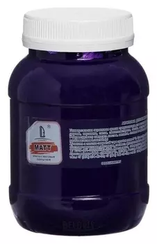 Краска акриловая Matt 500мл Luxart Matt фиолетовый T18v500