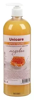 Крем-мыло с антибактериальным эффектом "Медовое" Unicare