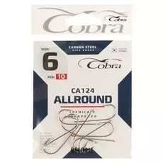 Крючки Cobra Allround серия Ca124 №6, 10 шт.