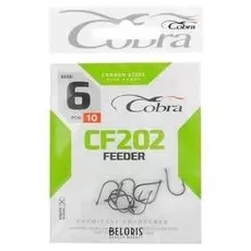 Крючки Cobra Feeder серия Cf202 №6, 10 шт.