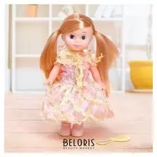Кукла Лида в платье с аксессуарами