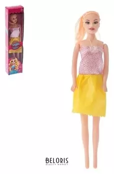 Кукла Модель в цветном платье