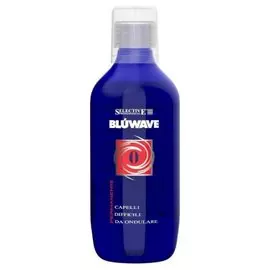 Состав на основе протеинов кератина для трудноподдающихся волос "Blue Wave 0"