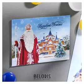 Магнит двусторонний «Великий устюг. резиденция деда мороза»