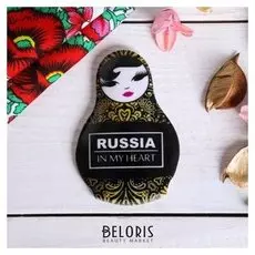 Магнит «Матрёшка. золотой узор»