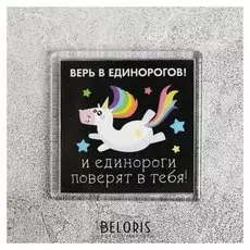 Магнит «Верь в единорогов»
