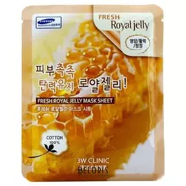 Освежающая тканевая маска для лица с пчелиным молочком Fresh Royal Jelly Mask Sheet