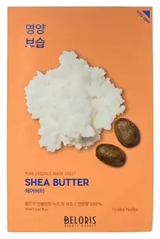 Питающая тканевая маска для лица с маслом ши Pure Essence Mask Sheet Shea Butter